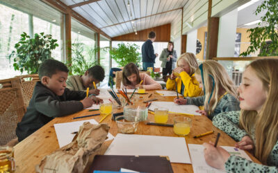 Kinderatelier zelfportret schilderen